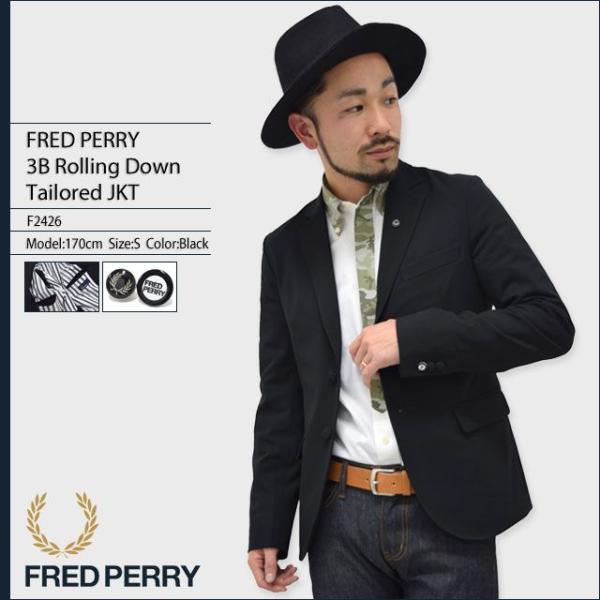 FRED PERRY（フレッドペリー） FRED PERRY 3B ローリング ダウン
