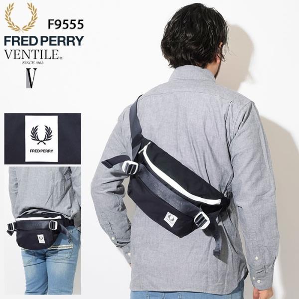 新品未使用品　FRED PERRY フレッドペリー ウエストバッグ　ショルダー WEB限定】[FRED PERRY/フレッドペリー] ティップ テープ クロスボディ