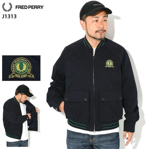 80s フレッドペリー ハリントン ボンバージャケット MA-1 ヴィンテージ FRED PERRY（フレッドペリー） ジャケット メンズ テニス バッジ