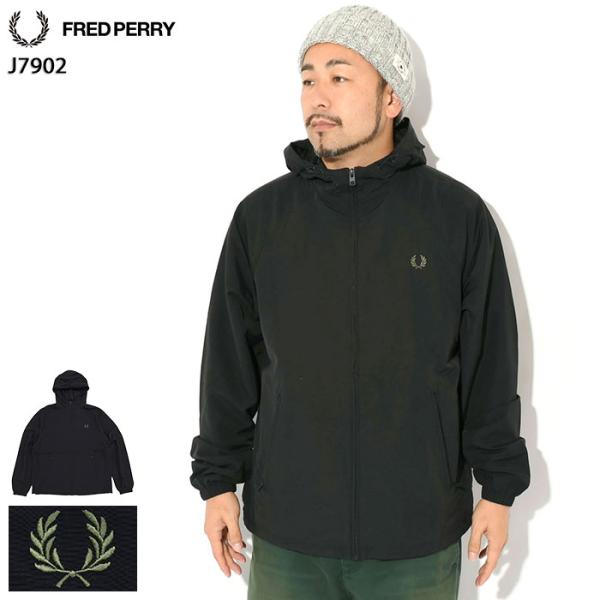 FRED PERRY（フレッドペリー） ジャケット メンズ フーデッド シェル