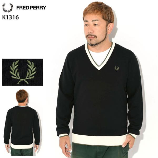 FRED PERRY フレッドペリー セーター メンズ コントラスト