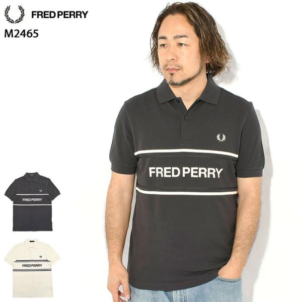 FRED PERRY ポロシャツ XLサイズ FRED PERRY（フレッドペリー） ポロシャツ 半袖 メンズ グラフィック