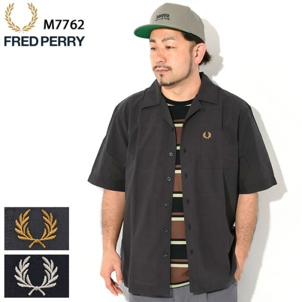 FRED PERRY フレッドペリー シャツ 半袖 メンズ ライトウェイト FRED PERRY フレッドペリー シャツ 半袖 メンズ ライトウェイト