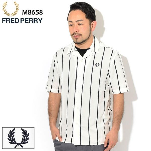 ●●最終処分価格●● FRED PERRY シャツ ブラウス ストライプ ぼかし ○○最終処分価格○○ FRED PERRY シャツ ブラウス ストライプ