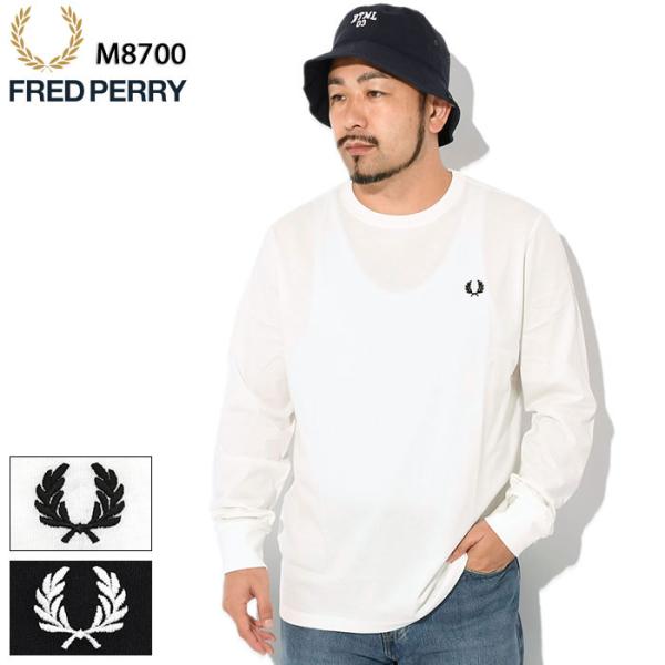FRED PERRY フレッドペリー ロンT Tシャツ 長袖 メンズ M8700