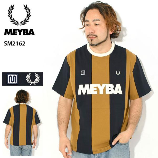 フレッドペリー カットソー 半袖 FRED PERRY メンズ メイバ カット アンド ソー クルー コラボ ( MEYBA Cut And Sew S/S Crew SM2162 Tシャツ トップス )