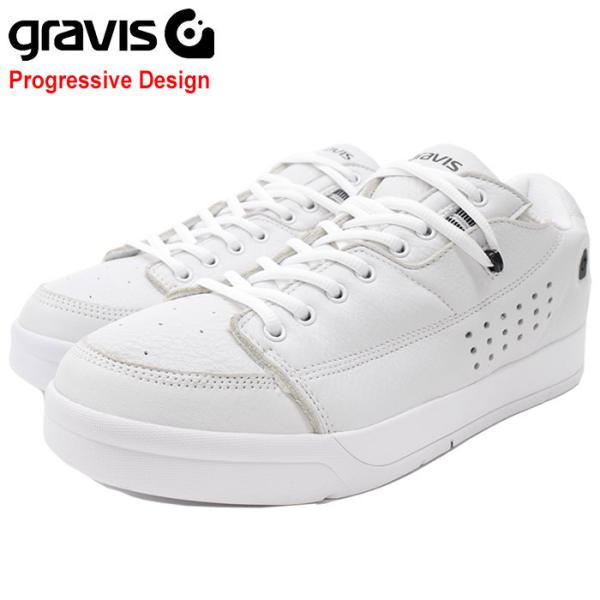 グラビス スニーカー gravis メンズ 男性用 ターマック DLX White/Black ( TARMAC DLX Progressive  Design ホワイト 靴 SHOES 01000-0002 )