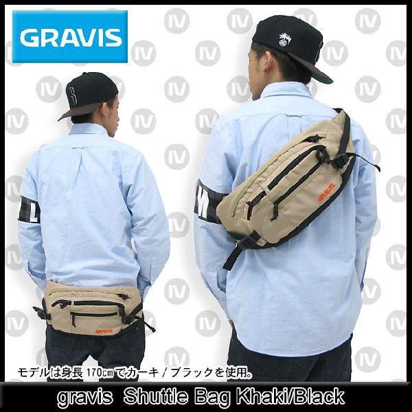 gravis（グラビス） シャトル バッグ カーキ/ブラック メンズ