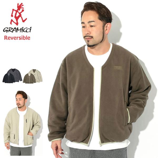 ちこ ★グラミチGRAMICCI ボアフリースカーディガン ジャケット gujk-21f074-coyote-1.jpg