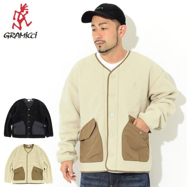 Gramicci（グラミチ） ジャケット メンズ ボア フリース カーディガン