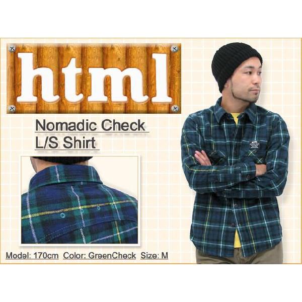 HTML03 html(エイチ・ティー・エム・エル) Nomadic Check L/S Shirt