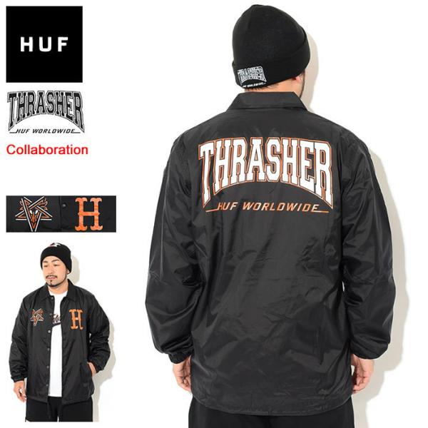 HUF（ハフ） ジャケット メンズ スラッシャー スプリット コーチ