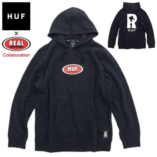 HUF ハフ プルオーバー パーカー メンズ リアル スケートボード