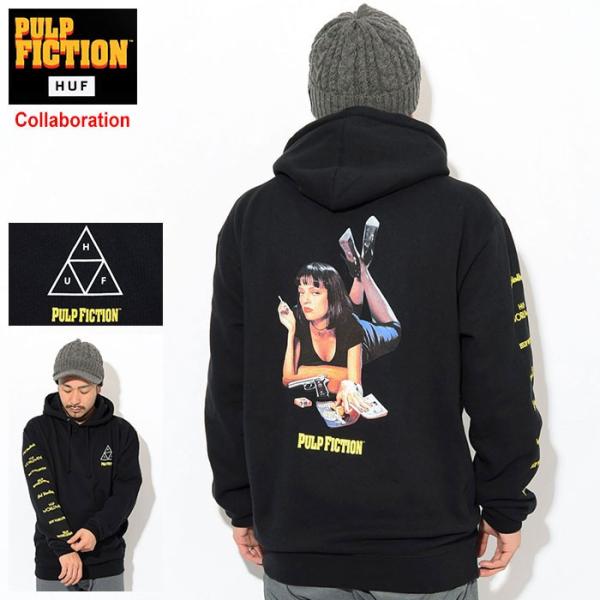 ハフ プルオーバー パーカー HUF メンズ パルプ フィクション ミア ハフ プルオーバー パーカー HUF メンズ パルプ フィクション ミア