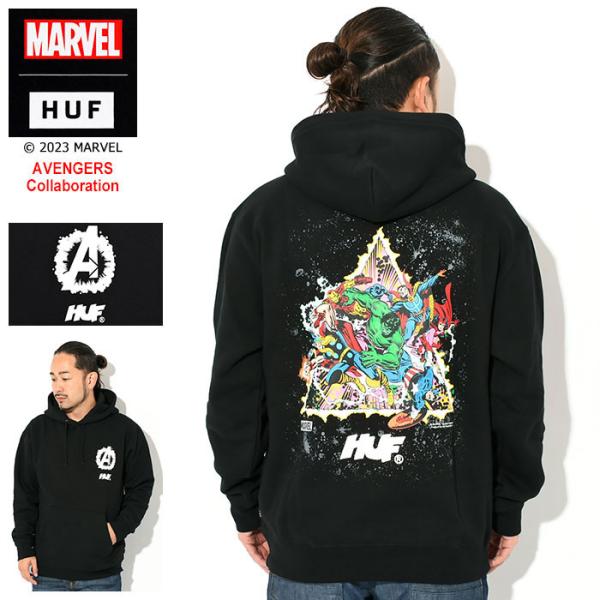 HUF（ハフ） パーカー プルオーバー メンズ マーベル アベンジャーズ
