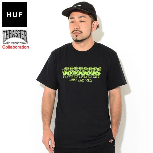 ハフ Tシャツ 半袖 HUF メンズ スラッシャー メイソン コラボ ( HUF