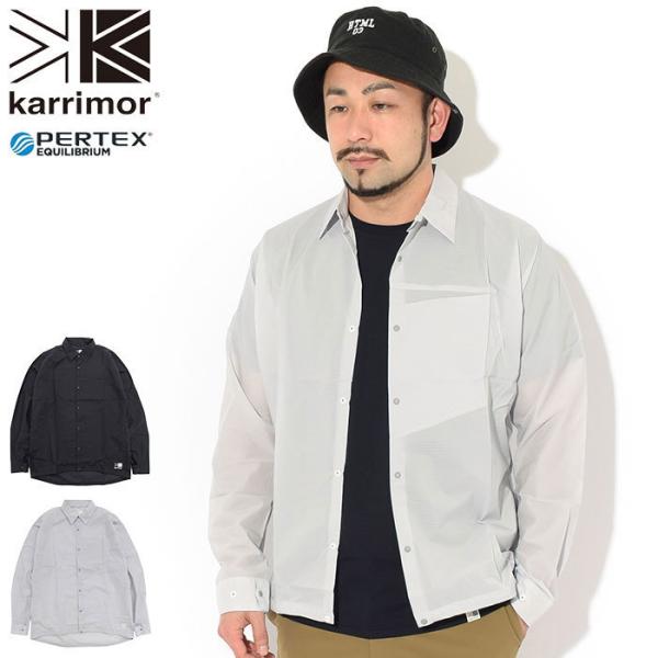 カリマー シャツ 長袖 Karrimor メンズ ベクター ウィンド ( Vector Wind L/S Shirt カジュアルシャツ トップス  アウトドア 2S01UBJ2 )