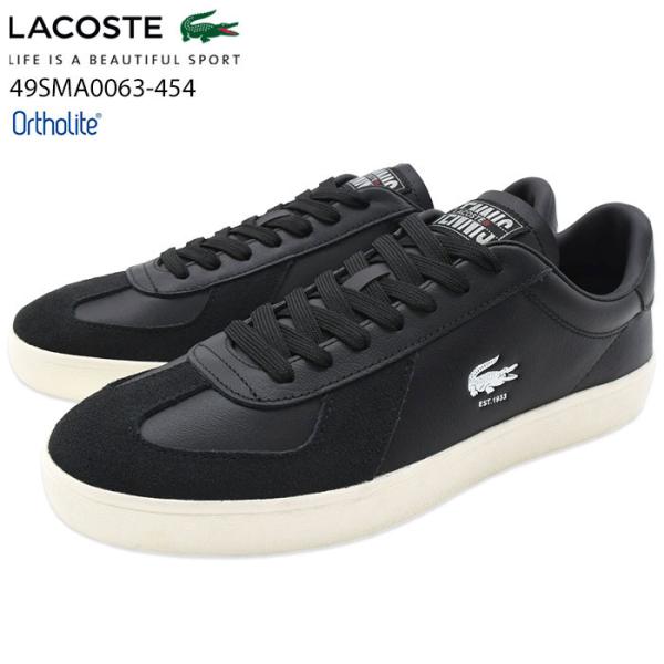 LACOSTE ブラック スニーカー LACOSTE（ラコステ） スニーカー メンズ 男性用 ベースショット プロ