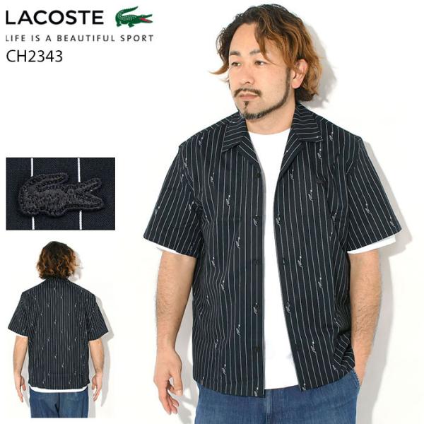 LACOSTE（ラコステ） シャツ 半袖 メンズ CH2343 ( CH2343 S/S Shirt