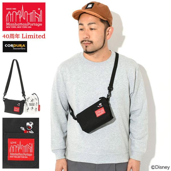 マンハッタンポーテージ 40周年記念Disneyコラボ 2Wayバッグ 数量限定 Manhattan Portage マンハッタンポーテージ ショルダーバッグ