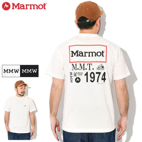 Marmot（マーモット） Tシャツ 半袖 メンズ MMW アーカイブ ロゴ ( MMW