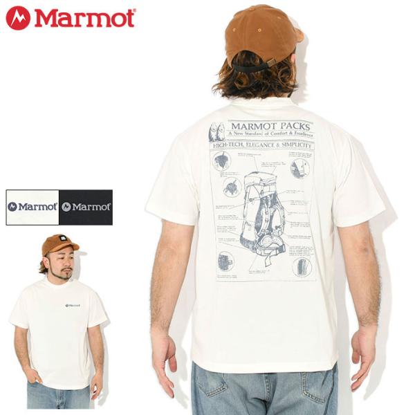 Marmot（マーモット） Tシャツ 半袖 メンズ アーカイブ パックス