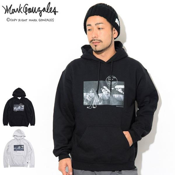 Mark Gonzales マーク ゴンザレス プルオーバー パーカー メンズ