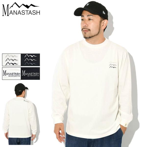 ※マナ　長袖のみ MANASTASH（マナスタッシュ） ロンT Tシャツ 長袖 メンズ MANA EMB