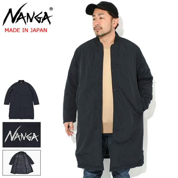 ナンガ ダウンジャケット NANGA メンズ リブ カラー ソフト ダウン コート ( Rib Collar Soft Down Coat 日本製 保温 防寒 アウター N2500-0D001A )