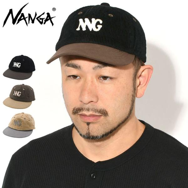 NANGA（ナンガ） キャップ コーデュロイ NNG ロゴ ( Corduroy NNG Logo