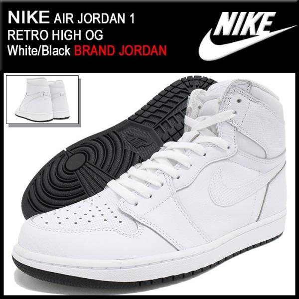 jordan 1 og white black