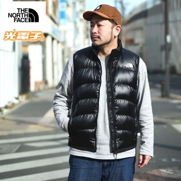 良品 ノースフェイス アコンカグア ダウンベスト M 黒 ND92452 icefield_nor-nd92452