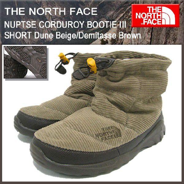 ザ ノースフェイス THE NORTH FACE ヌプシ コーデュロイ ブーティー 3 