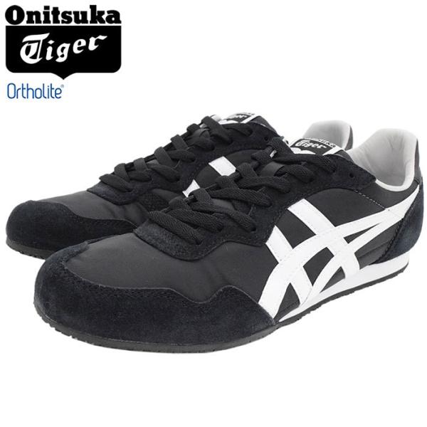 オニツカタイガー セラーノ ブラック 1183C197 オニツカタイガー セラーノ 白黒 (Onitsuka Taigā Serāno Shiro