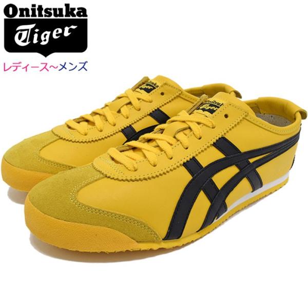 オニツカタイガー スニーカー Onitsuka Tiger レディース & メンズ メキシコ 66 Yellow/Black ( MEXICO 66  イエロー シューズ DL408-0490 )