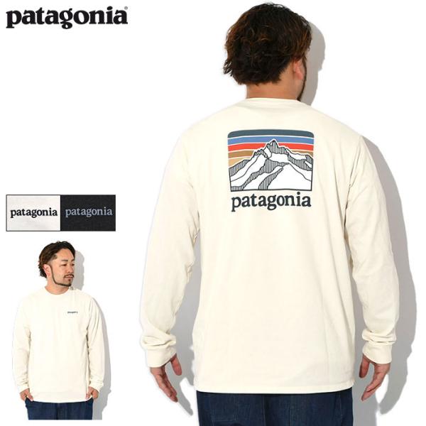 patagonia ホワイト 長袖インナーウェア patagonia パタゴニア ロンT Tシャツ 長袖 Patagonia メンズ