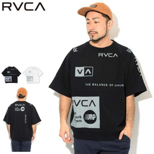 ルーカ トレーナー 半袖 RVCA メンズ オール オーバー ルーカ クルー ルーカ トレーナー 半袖 RVCA メンズ オール オーバー ルーカ クルー