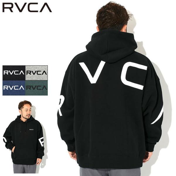 RVCA ビックブルゾン RVCA ルーカ パーカー プルオーバー メンズ フェイク ( Fake
