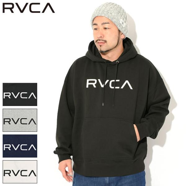 E『超激レア』RVCA ルーカ　全面ビッグシルエットプリント　スウエット RVCA ルーカ パーカー プルオーバー メンズ フェイク ( Fake