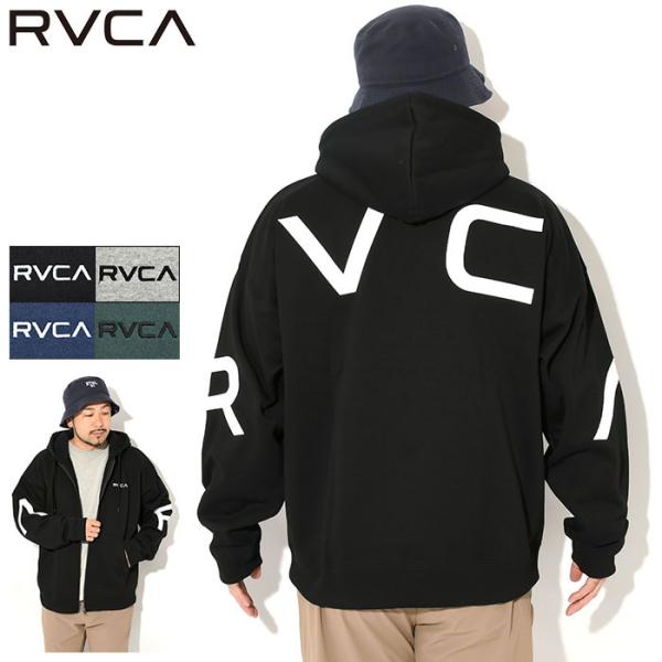 RVCA ルーカ　　バイザー フーディー パファー ジャケット　ほぼ新品 RVCA ルーカ パーカー ジップアップ メンズ 24FW フェイク フル