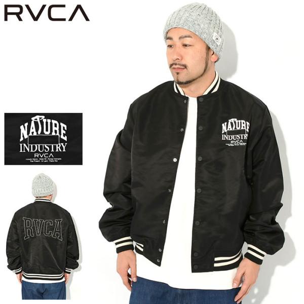 RVCA スタジャン ブラック RVCA ルーカ ジャケット メンズ バランス ( Balance JKT