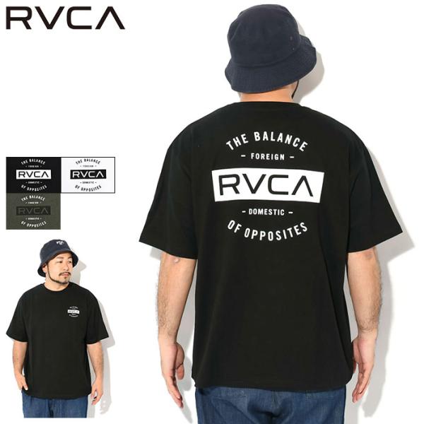 ユニセックス RVCAルーカ  ビッグシルエット バックプリンM RVCA（ルーカ） tシャツ 半袖Tシャツ ビックシルエット バックプリント