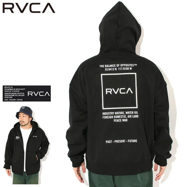 RVCA（ルーカ） パーカー ジップアップ メンズ ニュー ボックス WRWB