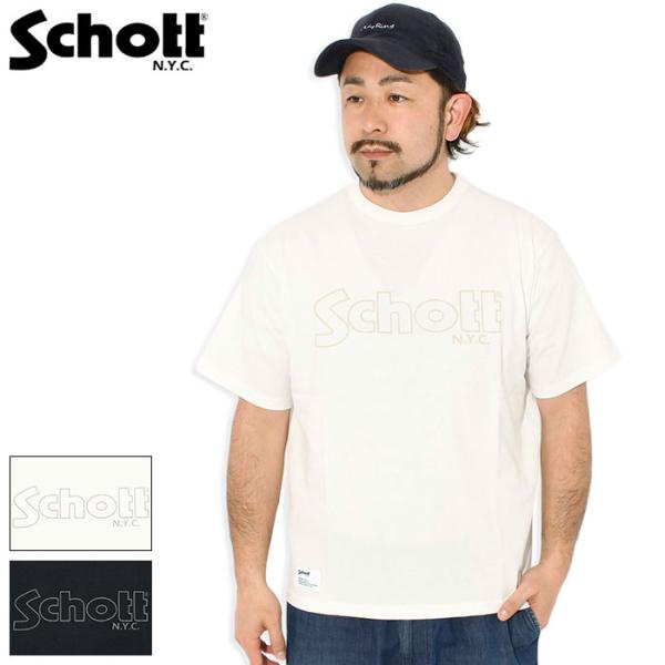 Schott N.Y.C（ショット） Tシャツ 半袖 Schott メンズ ベーシック