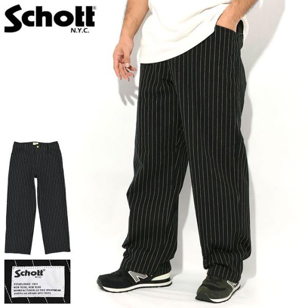 schott ウォバッシュストライプワークパンツ 32 Schott N.Y.C（ショット） Schott STRIPE FRISCO PANTS ストライプ