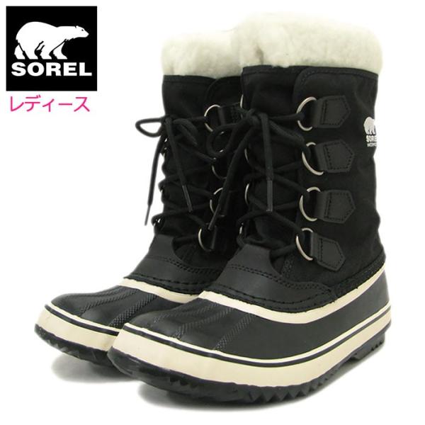 超美品☆SOREL ウィンターブーツ 黒　箱付 今が旬の“SOREL”のウィンターブーツ レディース品番も多数