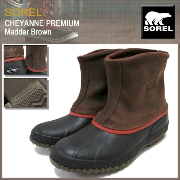 SOREL（ソレル） ブーツ メンズ 男性用 シャイアン プレミアム Madder