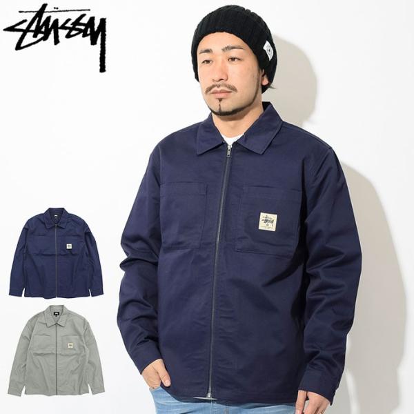 ステューシー　ワークシャツ　XL USA製　stussy imgrc0084263347.jpg