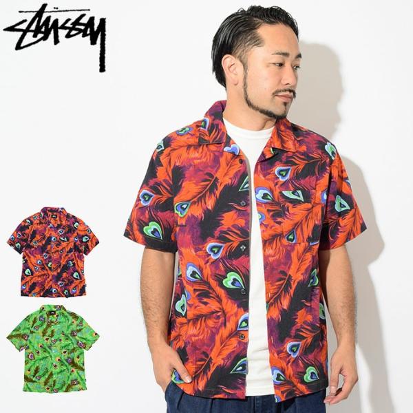 Stussy ニット 半袖 オリーブ色 ポケット付き STUSSY ステューシー セーター メンズ 23FA Pigment Dyed Loose