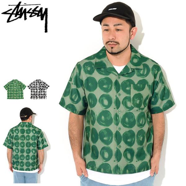 ステューシー シャツ 半袖 STUSSY メンズ Hand Drawn Dot ( stussy